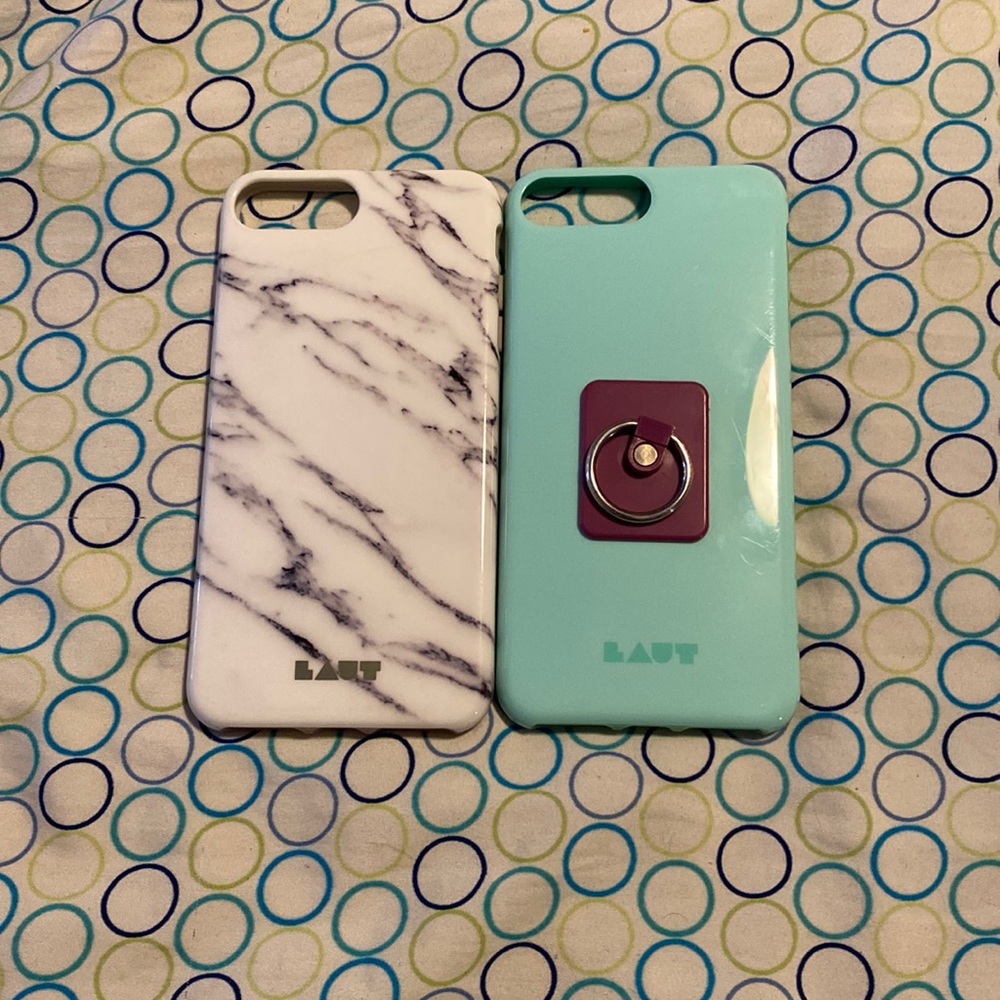 A set of Laut iPhone 8plus cases